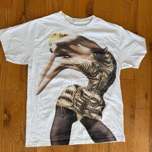 Madonna “The Celebration Tour” 2023–2024 Tee — Gold Corset Graphic — Size M